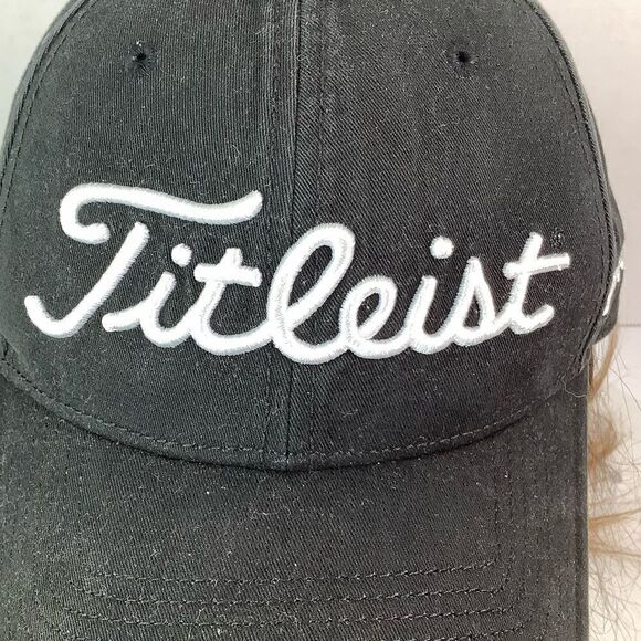 Titleist Men's Golf Cap Pro-V1 Foot Joy  Outdoor Sportswear One Size Fit Black - Picture 8 of 9